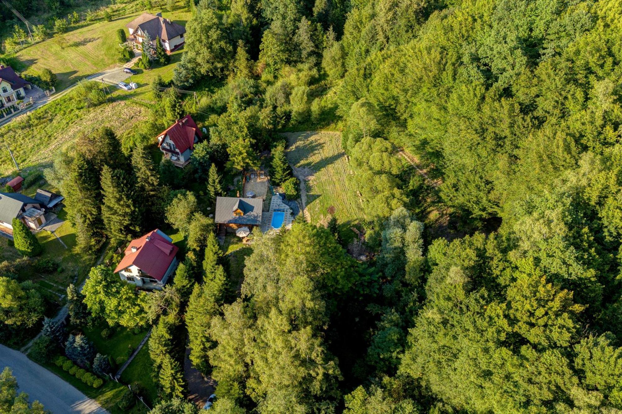 Polana Slowikowa 5 Star- Domek W Gorach Z Jacuzzi, Sauna,Basen,Ogrod Z Lasem, Kominek I Narty Stroza  Dış mekan fotoğraf