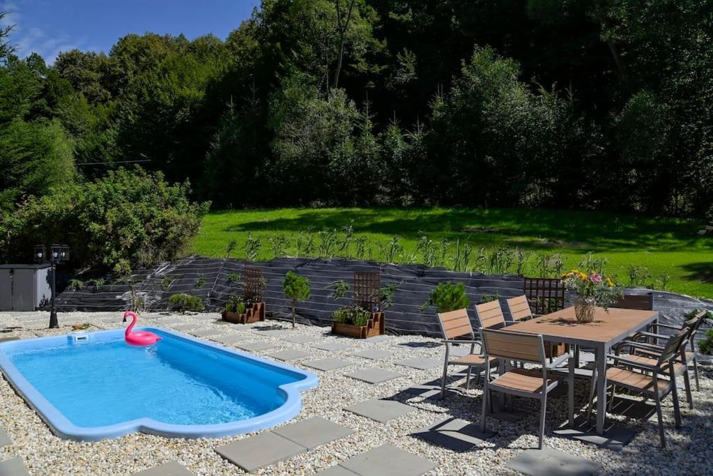 Polana Slowikowa 5 Star- Domek W Gorach Z Jacuzzi, Sauna,Basen,Ogrod Z Lasem, Kominek I Narty Stroza  Dış mekan fotoğraf